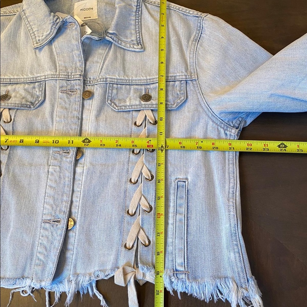 🆕HIDDEN Distressed Denim Jacket - Picture 5 of 11